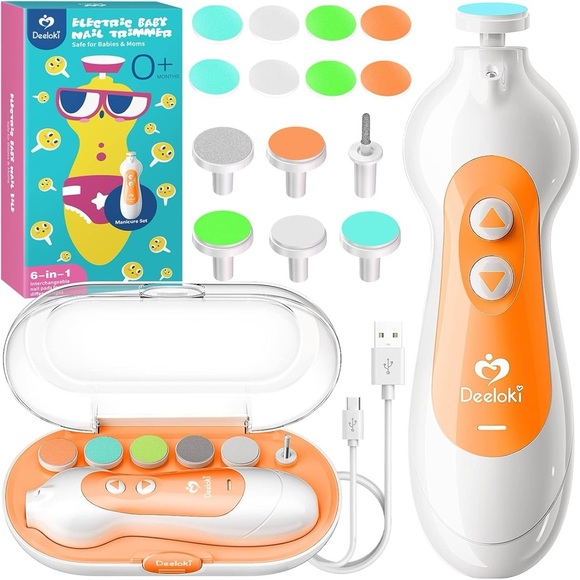 New Electric Rechargeable Baby Nail Trimmer Safe for Newborn - Picture 3 of 7